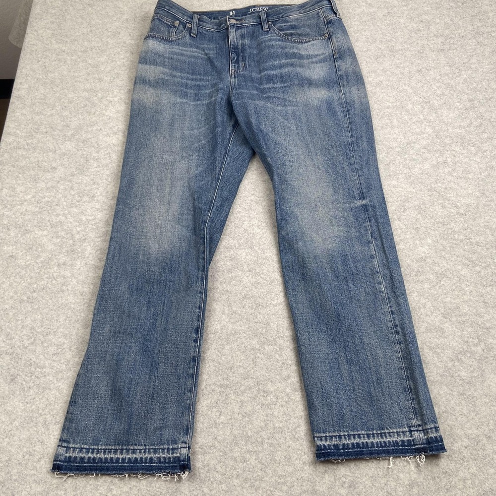 J.Crew 84 Straight Jeans Mens 31x30 (36x30) Blue Medium Wash 100% Cotton Denim